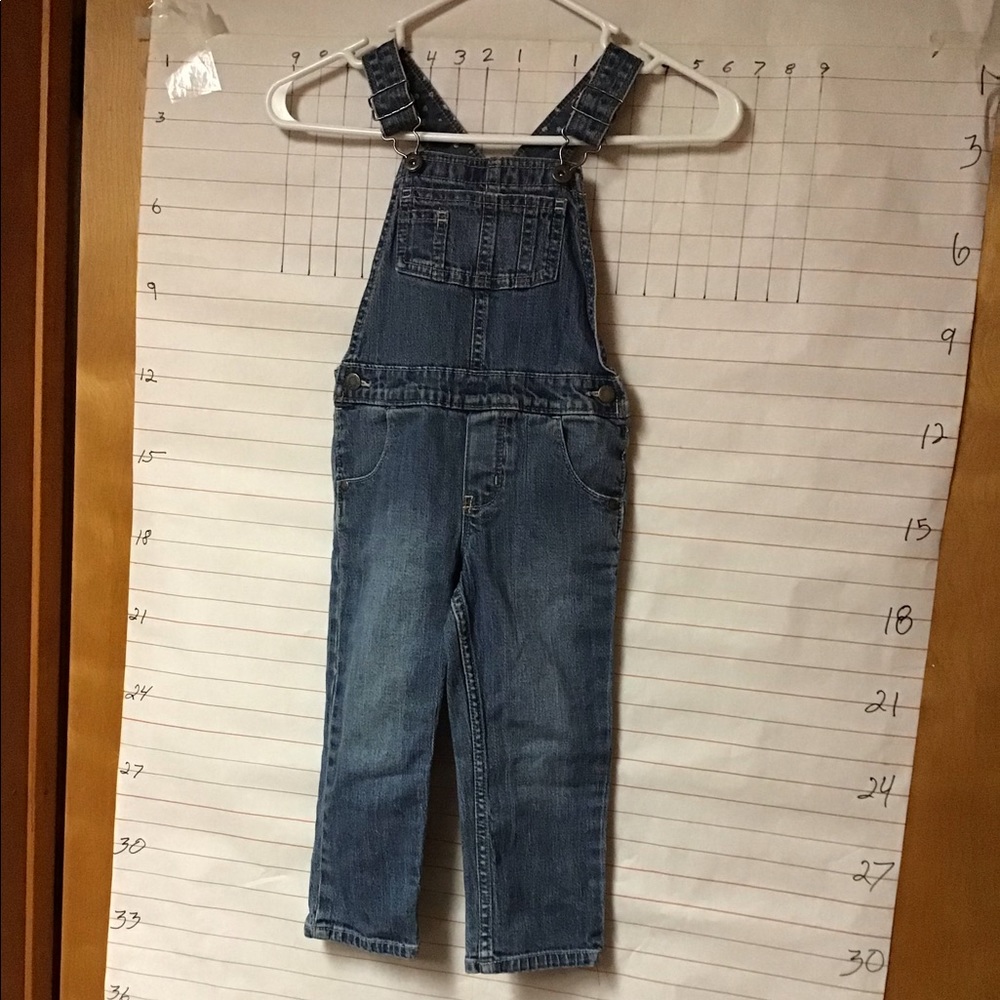 GENUINE KIDS - by Osh Kosh, denim overalls, sz 3T, blue